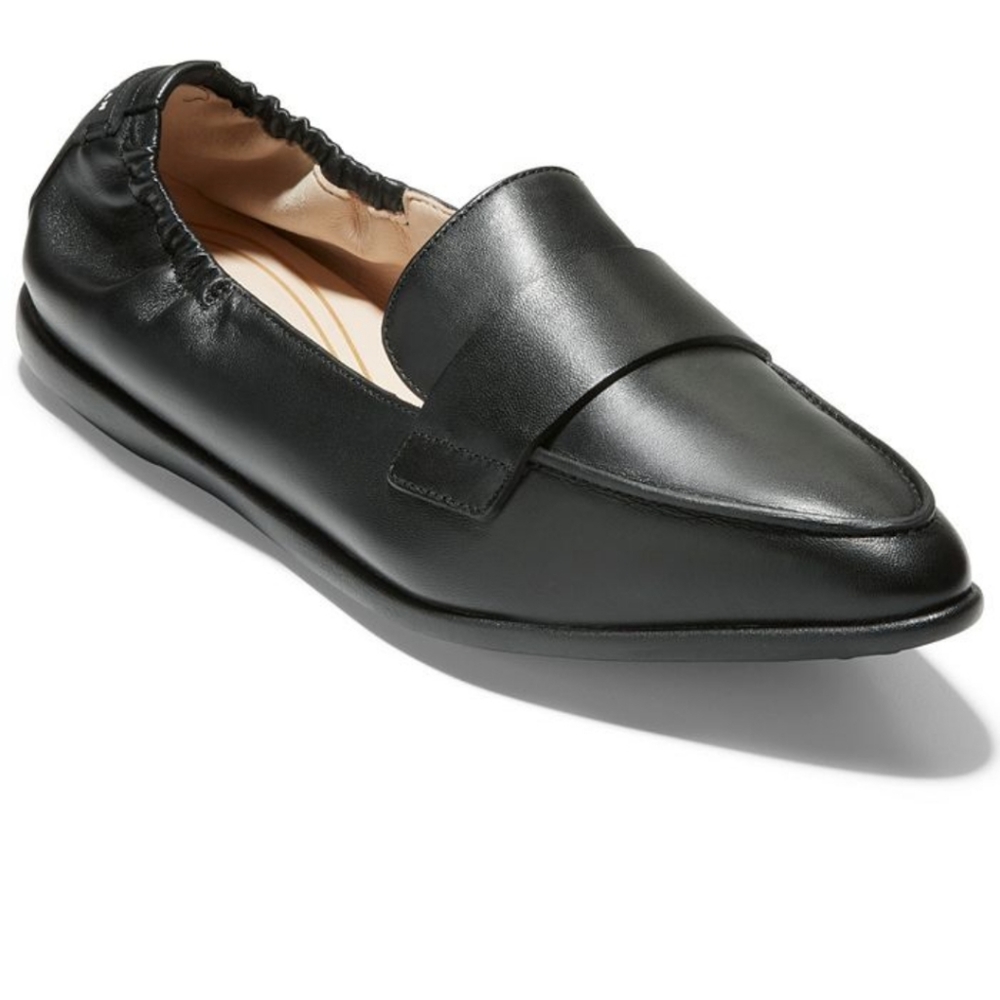 Cole Haan Grand Ambition Ambassador  leather flats black 9B